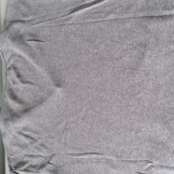 Two grey Uniqlo v-neck t-shirts. (If you purchase this listing you'll get both) - Picture 3 of 5